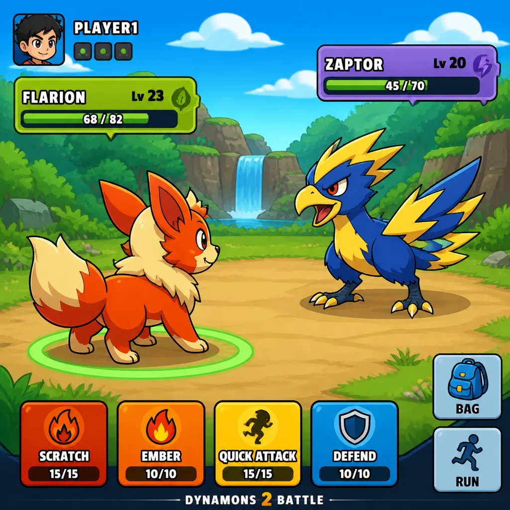 Dynamons 2 Battle