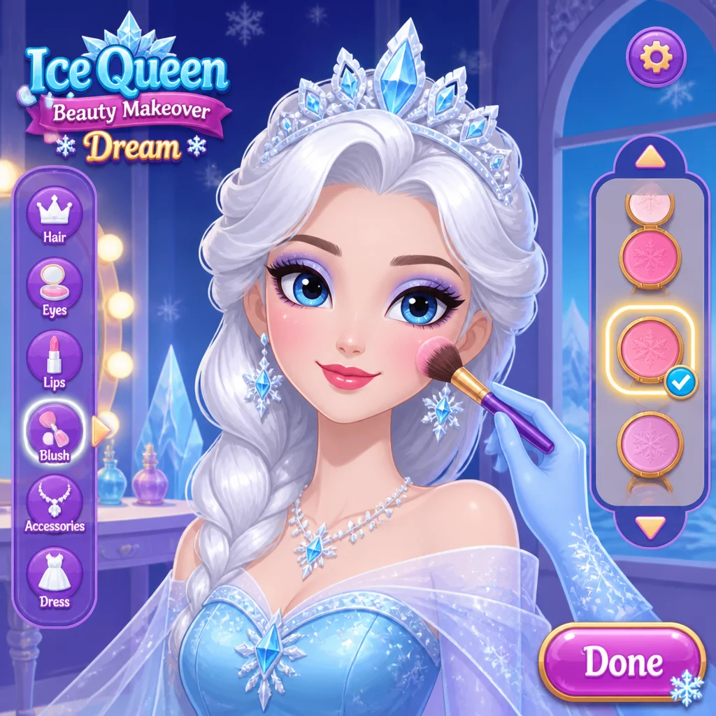 Ice Queen: Beauty Makeover Dream